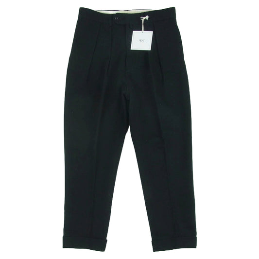 ニート 19-02CKT TAPERED Cotton Kersey Pants テーパード パンツ コットン 日本製 ブラック系 46【中古】