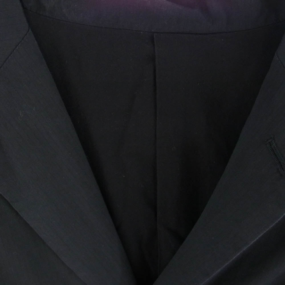 COMOLI コモリ 16AW J03-04001 製品染 中綿 ストライプ チェスター コート ジャケット ネイビー系 2【中古】