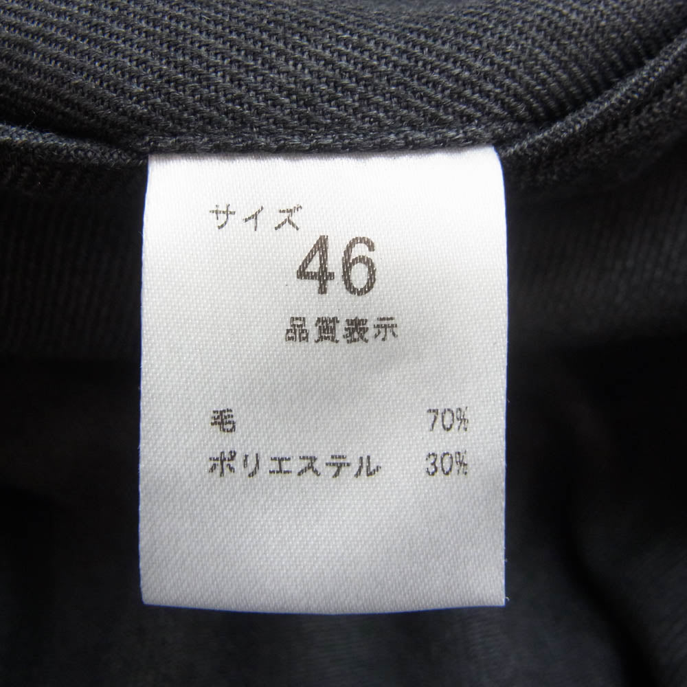 ニート 20-02TWS T/W Serge Standard ツイル 2タック トラウザーズ パンツ グレー系 46【中古】