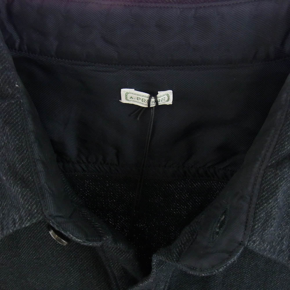 A.PRESSE アプレッセ 22AW 22AAP-02-12M CPO Shirt 長袖 シャツ ジャケット ネイビー系 3【中古】