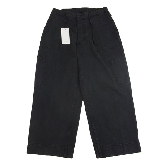 A.PRESSE アプレッセ 22AW 22AAP-04-07M USAF Hemmed Bottoms ミリタリー ワーク パンツ ブラック系 2【中古】