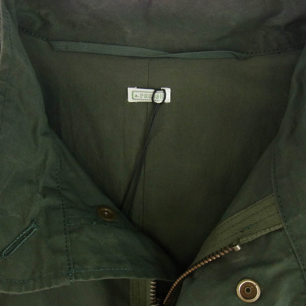 A.PRESSE アプレッセ 21AAP-01-05M M-65 Mods Coat ミリタリー コート カーキ系 2【中古】