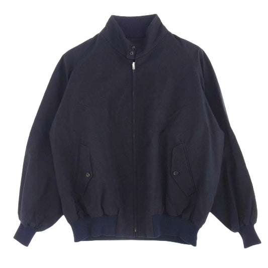 A.PRESSE アプレッセ 22SS 22SAP-01-09H シャンブレー ハリントン ジップアップ ブルゾン ジャケット ネイビー系 2【中古】