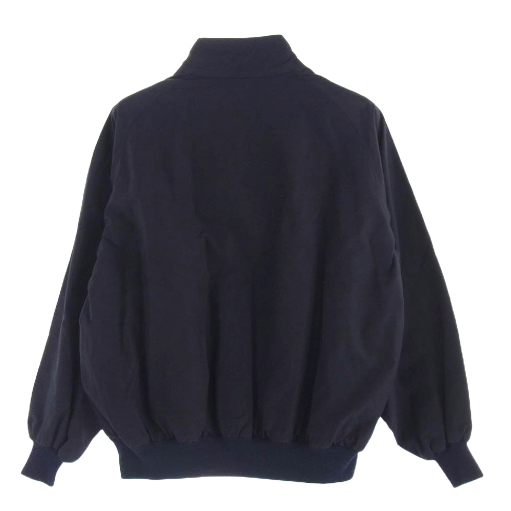 A.PRESSE アプレッセ 22SS 22SAP-01-09H シャンブレー ハリントン ジップアップ ブルゾン ジャケット ネイビー系 2【中古】