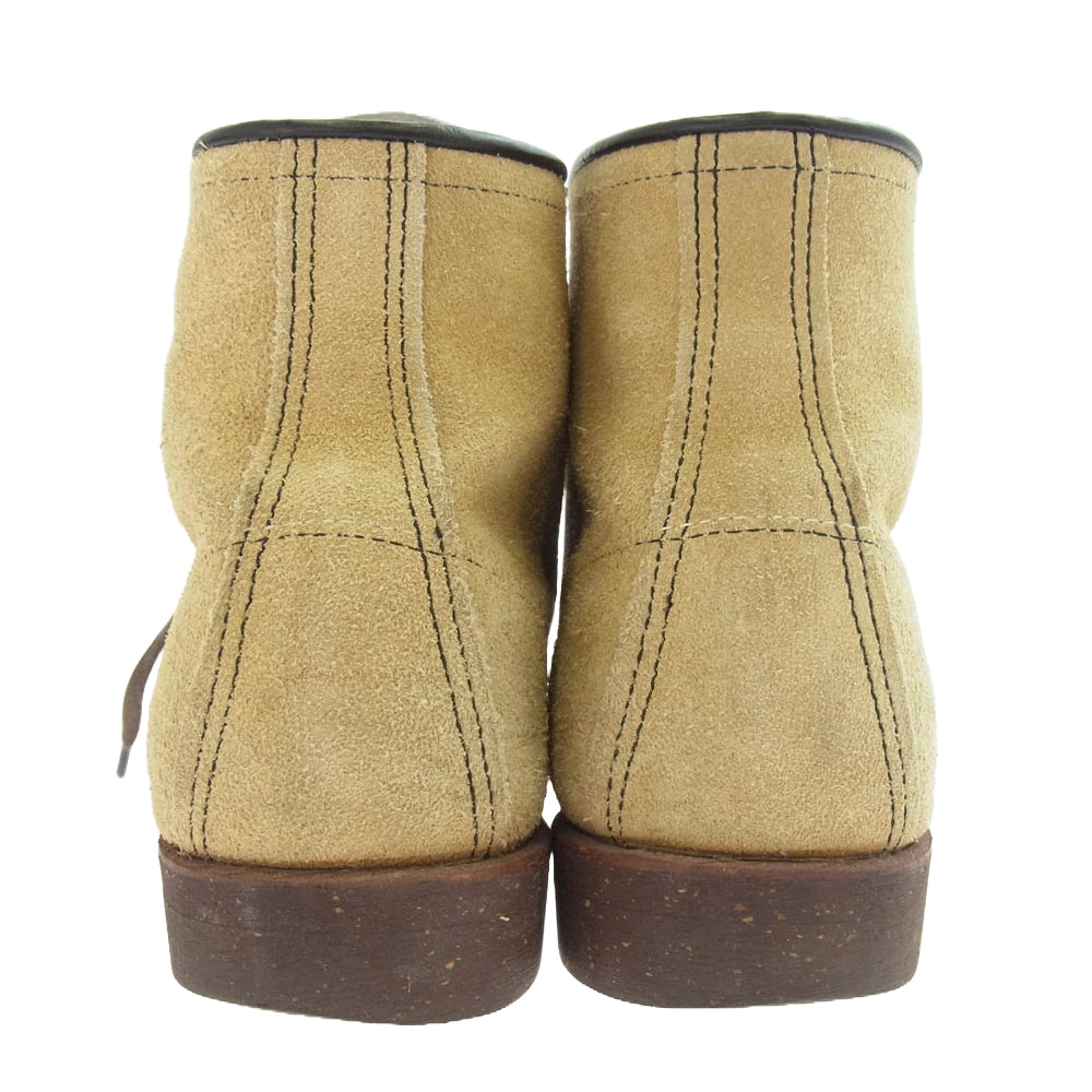 RED WING レッドウィング 2960 USA製 BLACKSMITH CAMEL LARAMIE ROUCH OUT ブラックスミス キャメル ララミー ラフアウト スエード ブーツ ライトブラウン系 US9.5【中古】