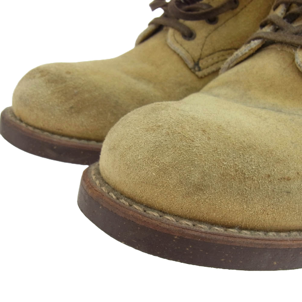 RED WING レッドウィング 2960 USA製 BLACKSMITH CAMEL LARAMIE ROUCH OUT ブラックスミス キャメル ララミー ラフアウト スエード ブーツ ライトブラウン系 US9.5【中古】