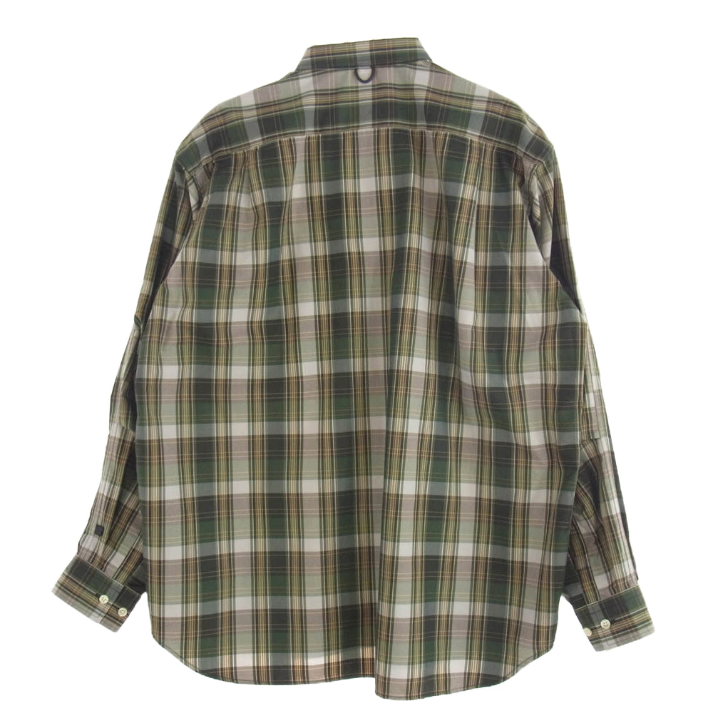 DAIWA PIER39 ダイワピア BE-85022W TECH REGULAR COLLAR SHIRTS L/S PLAIDS レギュラーカラー シャツ グリーン系 M【中古】