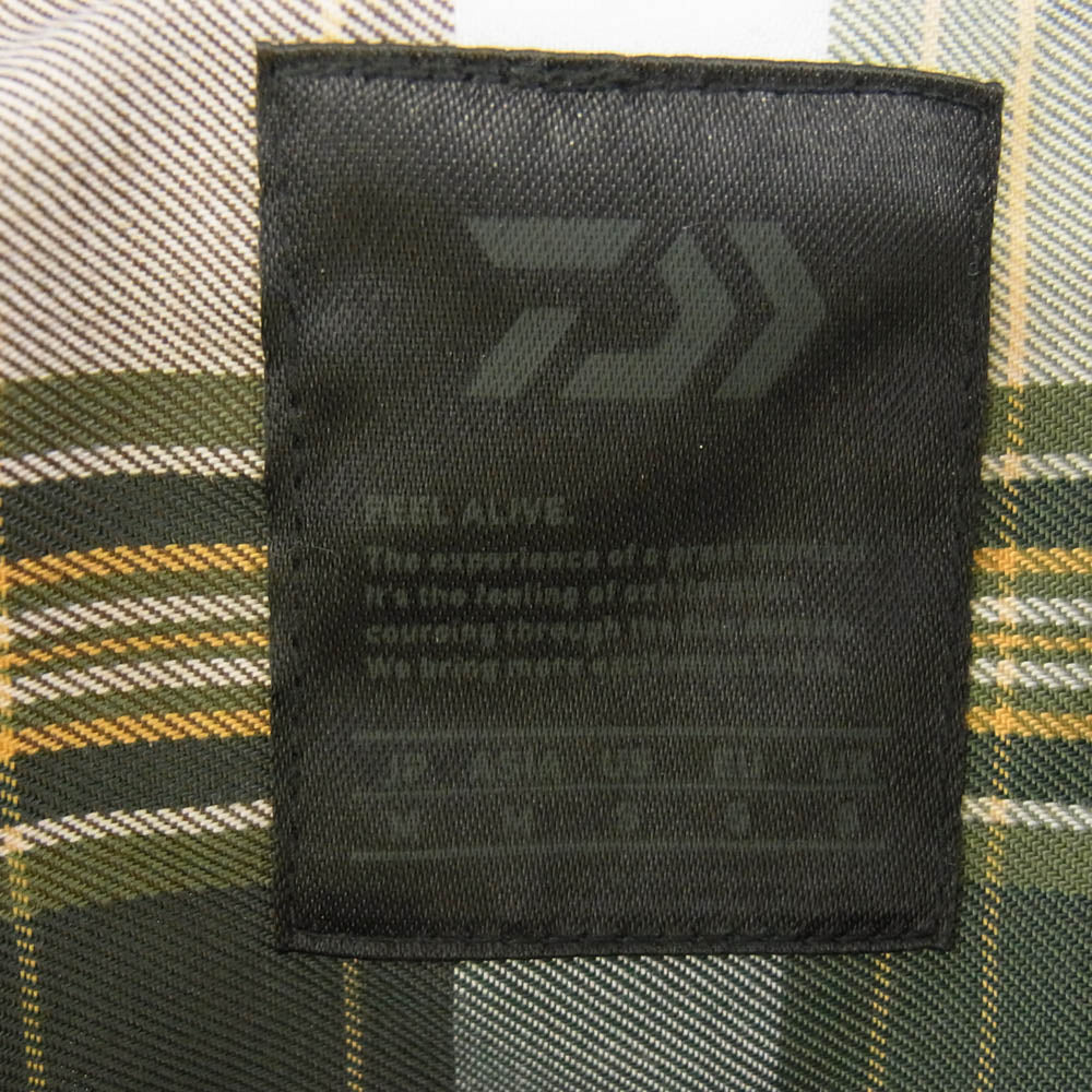 DAIWA PIER39 ダイワピア BE-85022W TECH REGULAR COLLAR SHIRTS L/S PLAIDS レギュラーカラー シャツ グリーン系 M【中古】