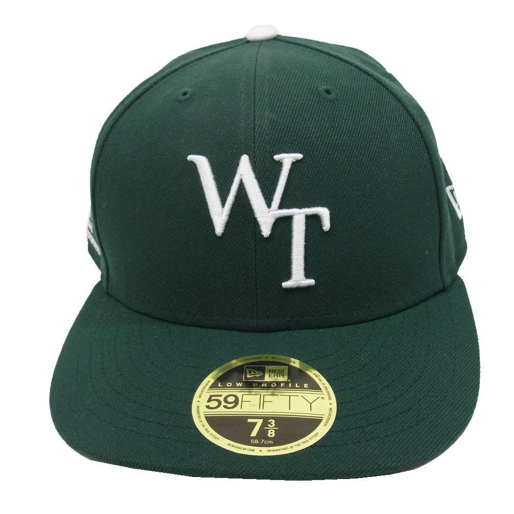 WTAPS ダブルタップス 24SS 241NENED-HT01 New Era ニューエラ 59FIFTY Low Profile Cap ベースボール キャップ 帽子 グリーン系 7 3/8【中古】