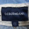 DESCENDANT ディセンダント DENIM TROUSERS デニム トラウザー パンツ インディゴブルー系 1【中古】