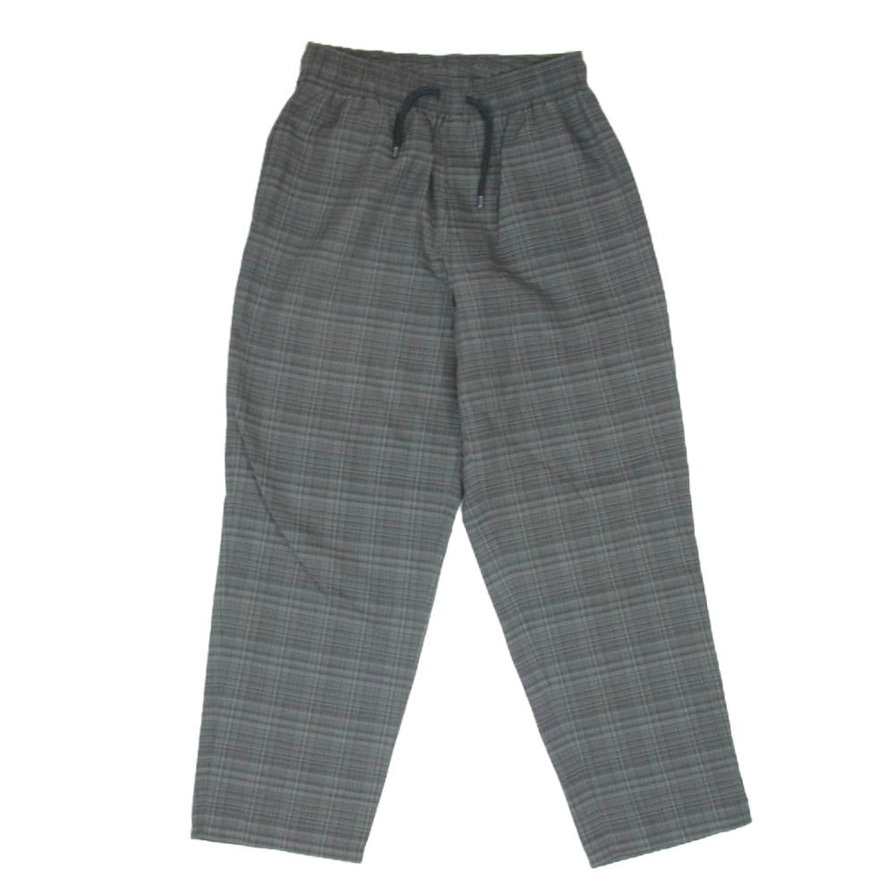 WTAPS ダブルタップス 24SS 241CWDT-PTM05 TROUSERS LNRY POPLIN チェック柄 ポプリン イージー パンツ グレーカーキ系 X01【美品】【中古】