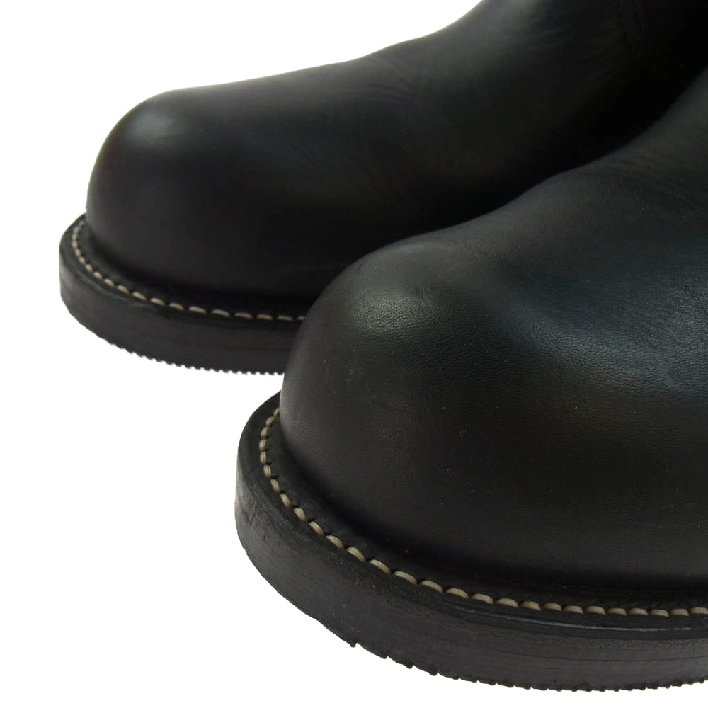 Chippewa チペワ USA製 27872 ENGINEER BOOTS BLACK OIL 7インチ ショート エンジニアブーツ ブラック系 8.5E【中古】