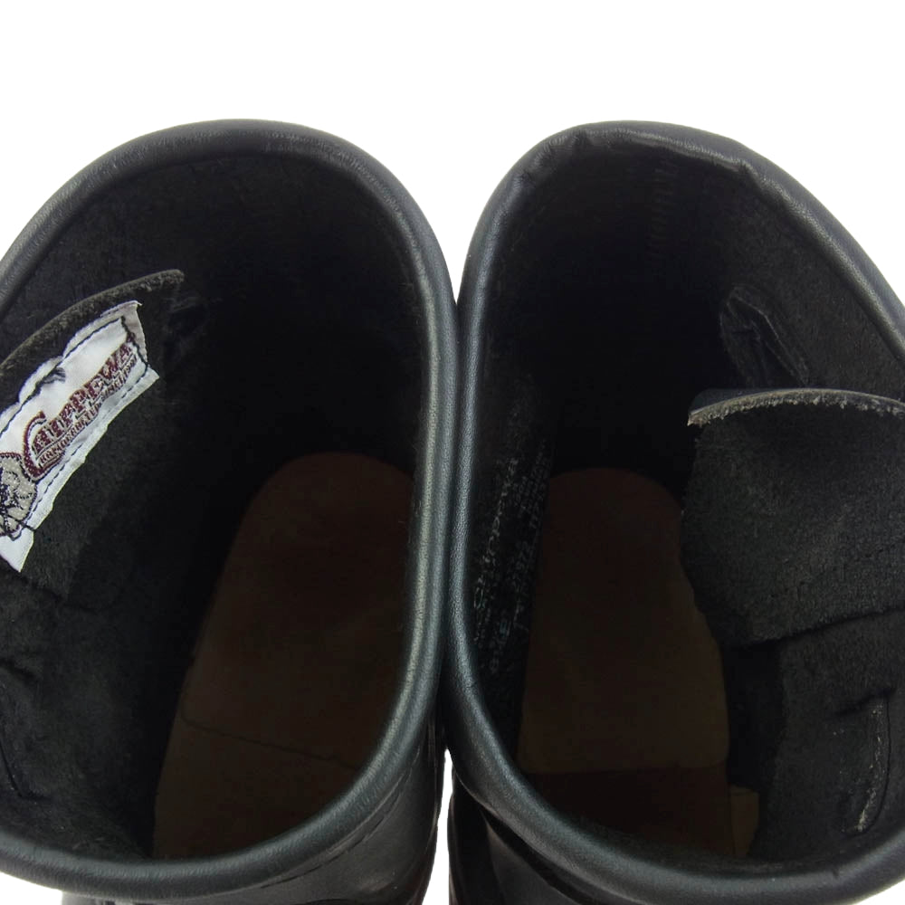 Chippewa チペワ USA製 27872 ENGINEER BOOTS BLACK OIL 7インチ ショート エンジニアブーツ ブラック系 8.5E【中古】