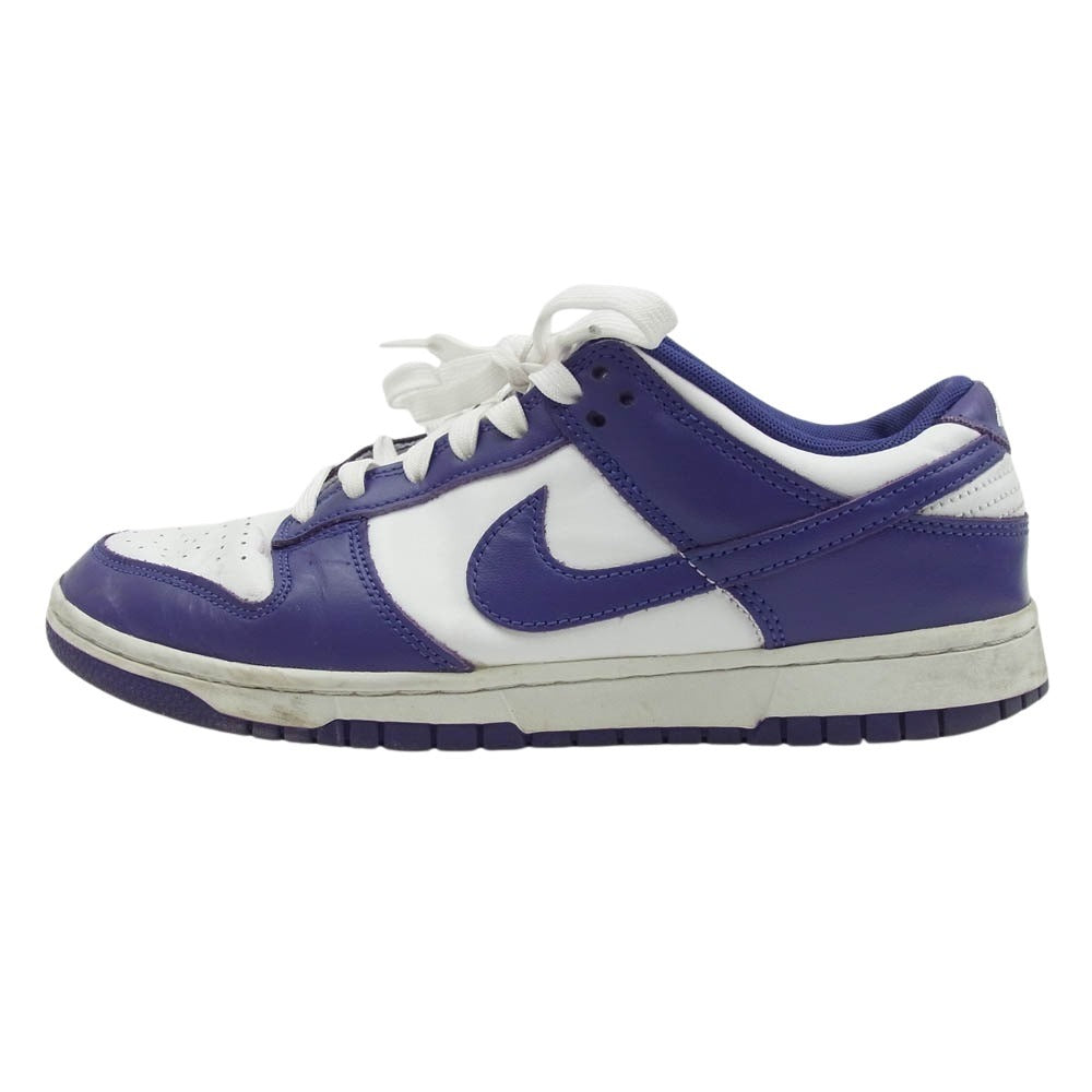NIKE ナイキ DD1391-104 DUNK LOW RETRO COURT PURPLE ダンクロー コートパープル ローカット スニーカー パープル系 ホワイト系 26cm【中古】
