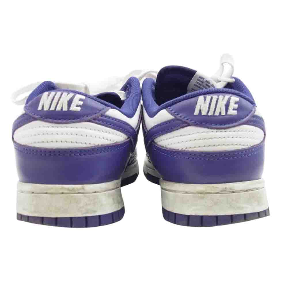 NIKE ナイキ DD1391-104 DUNK LOW RETRO COURT PURPLE ダンクロー コートパープル ローカット スニーカー パープル系 ホワイト系 26cm【中古】