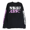 NEIGHBORHOOD ネイバーフッド Anti Social Social Club アンチソーシャルソーシャルクラブ NBHD プリント ロングスリーブ 長袖 Tシャツ ブラック系 M【中古】