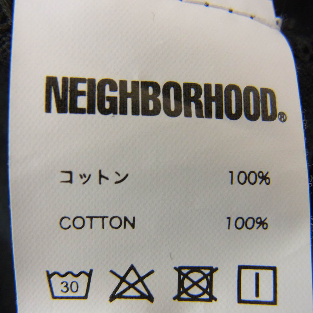 NEIGHBORHOOD ネイバーフッド Anti Social Social Club アンチソーシャルソーシャルクラブ NBHD プリント ロングスリーブ 長袖 Tシャツ ブラック系 M【中古】