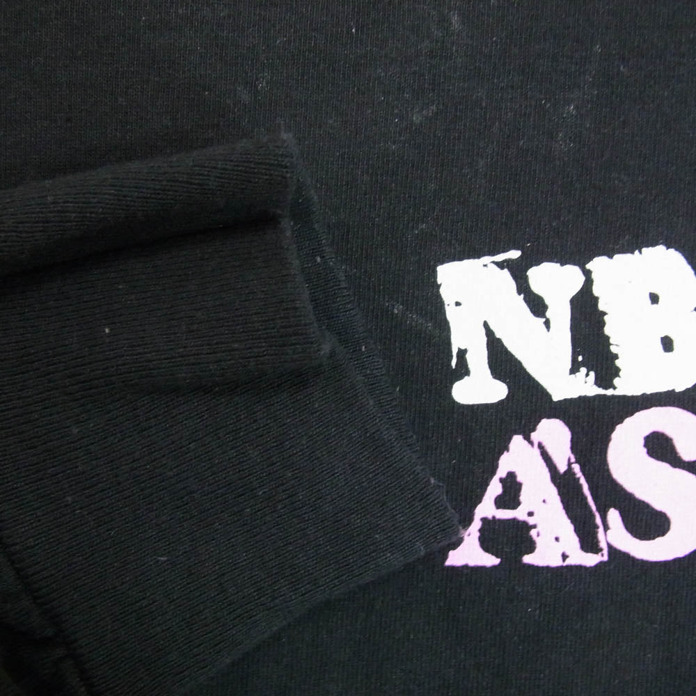 NEIGHBORHOOD ネイバーフッド Anti Social Social Club アンチソーシャルソーシャルクラブ NBHD プリント ロングスリーブ 長袖 Tシャツ ブラック系 M【中古】