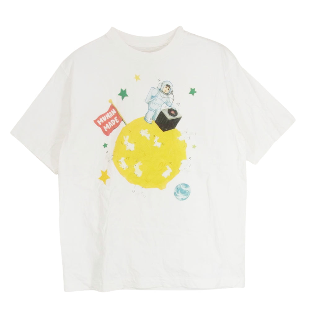 HUMAN MADE ヒューマンメイド Keiko Sootome T-Shirt 五月女ケイ子 イラストプリント 半袖 Tシャツ ホワイト系 M【中古】