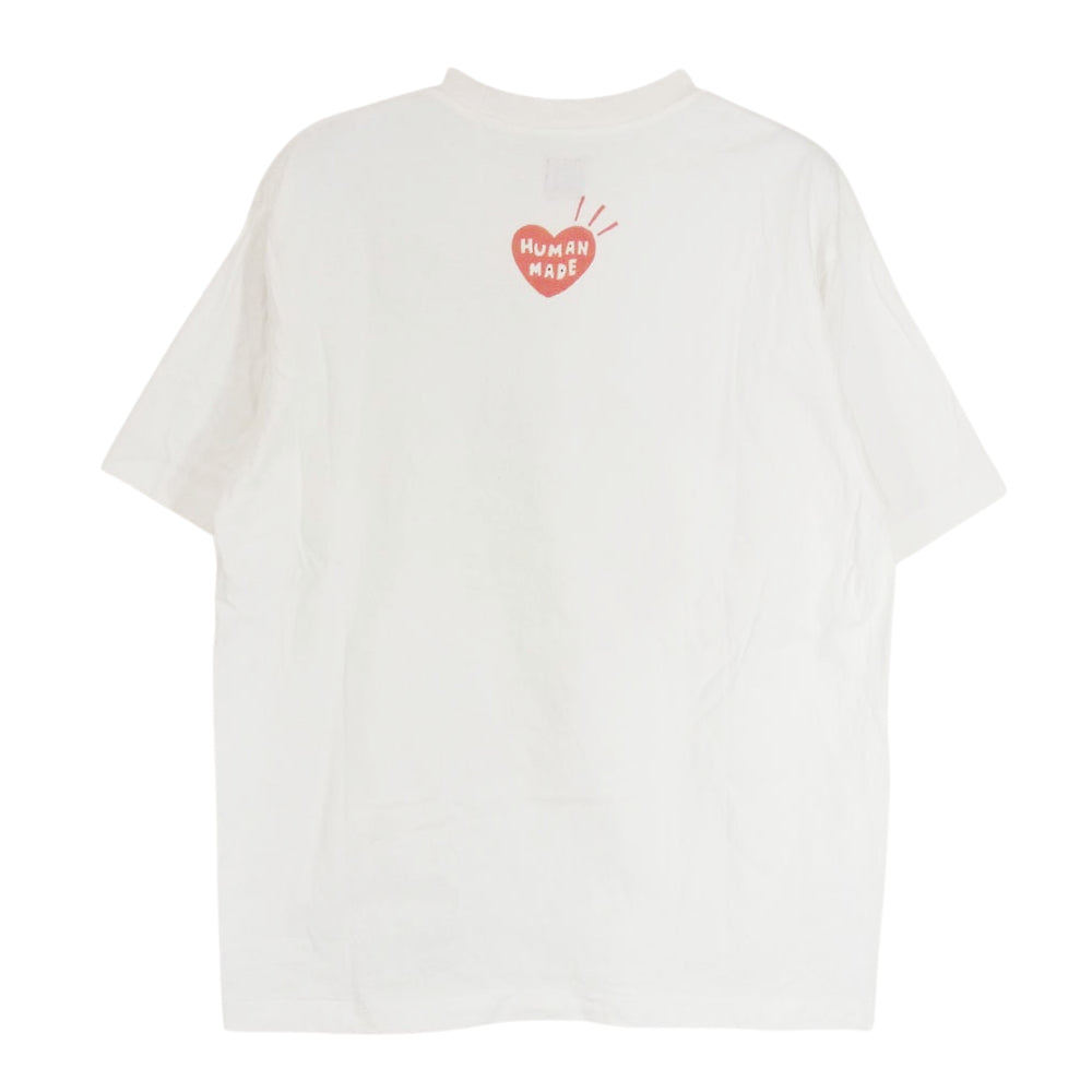 HUMAN MADE ヒューマンメイド Keiko Sootome T-Shirt 五月女ケイ子 イラストプリント 半袖 Tシャツ ホワイト系 M【中古】
