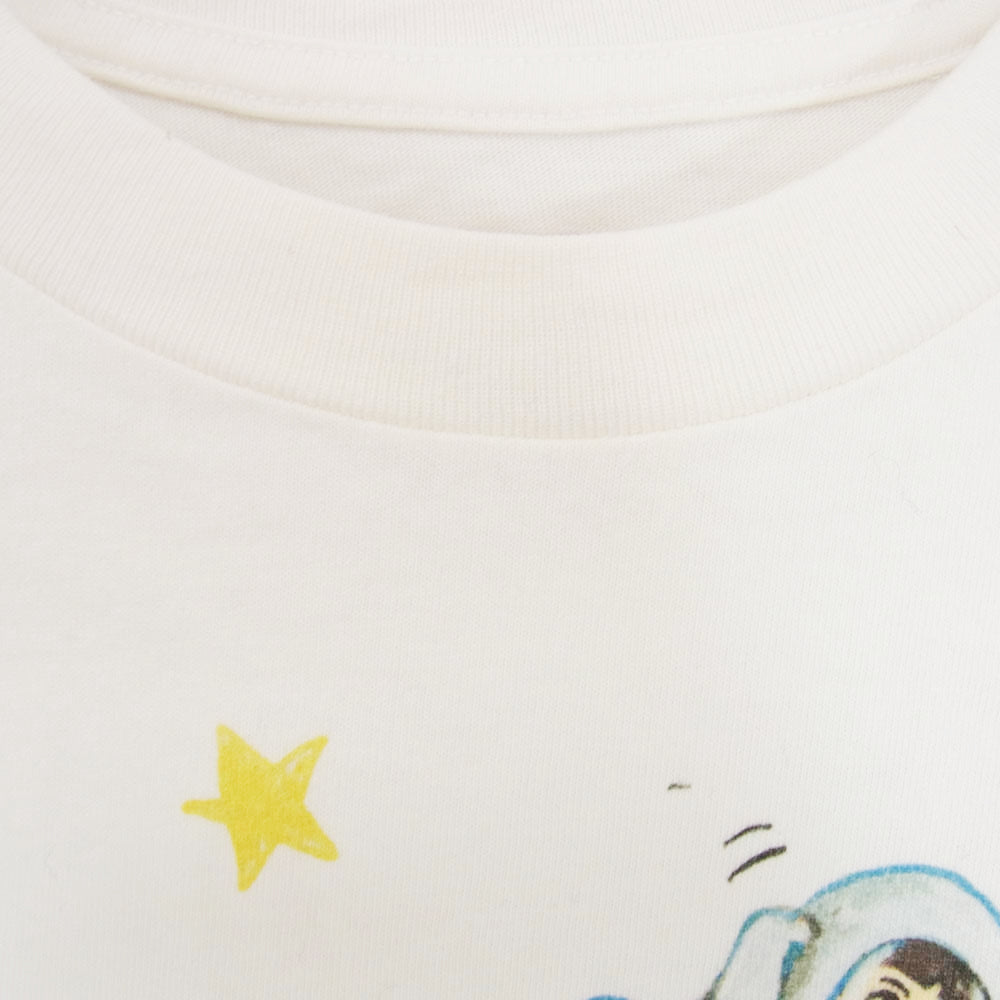 HUMAN MADE ヒューマンメイド Keiko Sootome T-Shirt 五月女ケイ子 イラストプリント 半袖 Tシャツ ホワイト系 M【中古】
