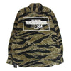 NEIGHBORHOOD ネイバーフッド WDS-C-NBHD-23-Q3-04 WIND AND SEA ウィンダンシー CAMOUFLAGE OFFICER SH タイガーカモ ミリタリー シャツ ジャケット カーキ系 S【中古】