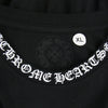 CHROME HEARTS クロムハーツ（原本無） Neck Logo S/S Tee ネックロゴ プリント 半袖 ポケット Tシャツ ブラック系 XL【新古品】【未使用】【中古】