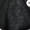CHROME HEARTS クロムハーツ（原本無） Neck Logo S/S Tee ネックロゴ プリント 半袖 ポケット Tシャツ ブラック系 XL【新古品】【未使用】【中古】