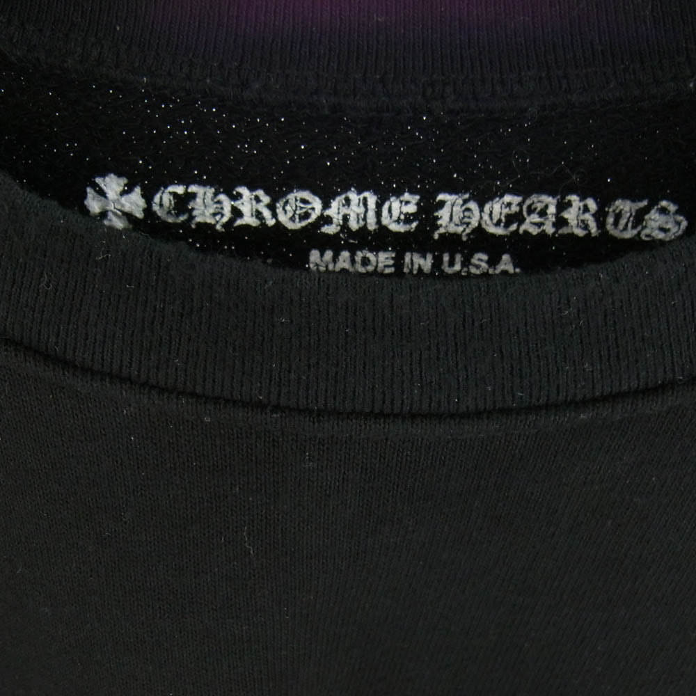 CHROME HEARTS クロムハーツ（原本無） MATTY BOY マッティ ボーイ STAYFAST RACE TEAM SWEAT プリント スウェット トレーナー ブラック系【中古】