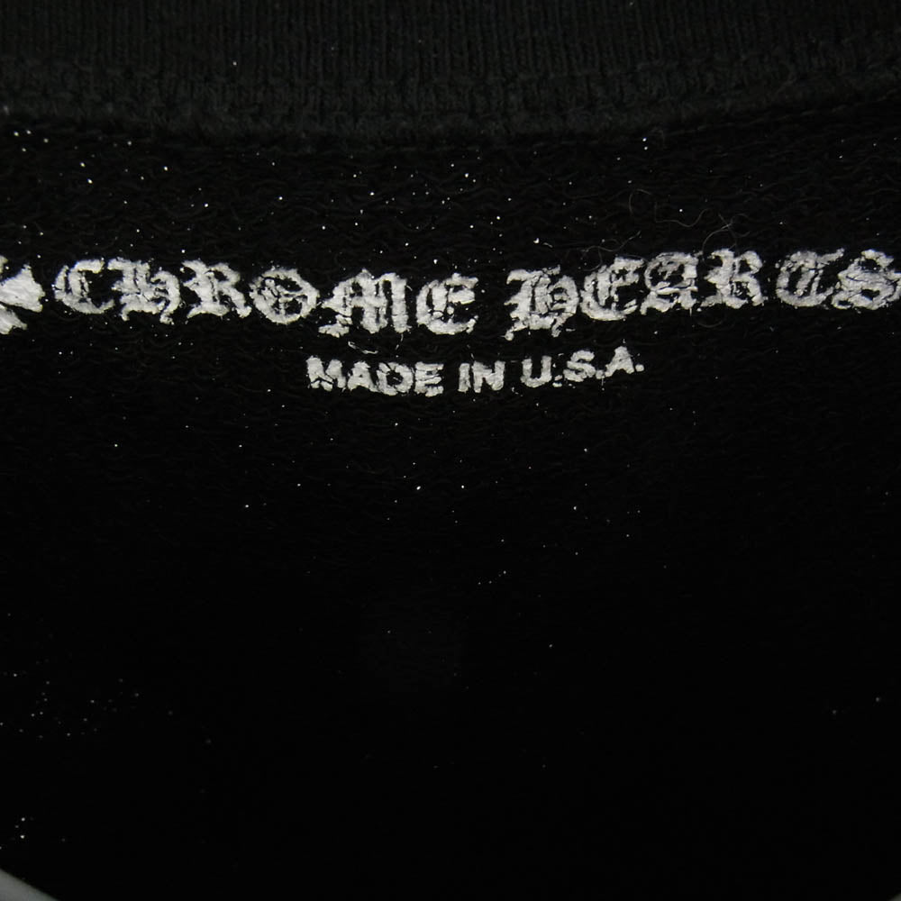 CHROME HEARTS クロムハーツ（原本無） MATTY BOY マッティ ボーイ STAYFAST RACE TEAM SWEAT プリント スウェット トレーナー ブラック系【中古】