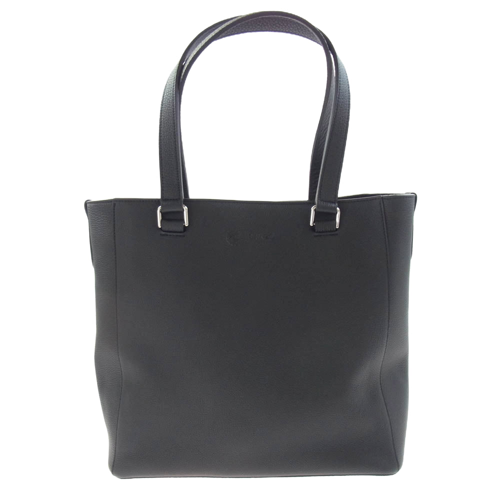 GANZO ガンゾ 58989 FRENCH CALF フレンチカーフ 縦型トートバッグ ブラック系【極上美品】【中古】