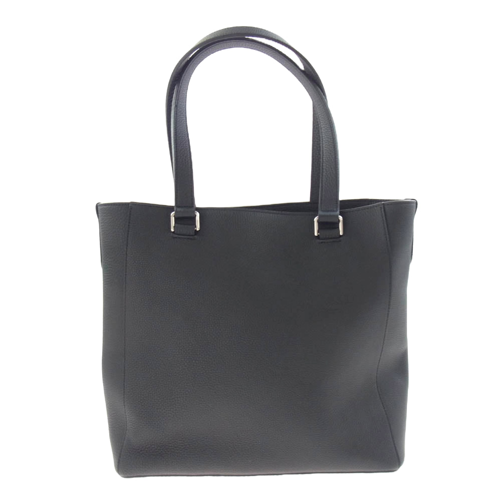 GANZO ガンゾ 58989 FRENCH CALF フレンチカーフ 縦型トートバッグ ブラック系【極上美品】【中古】
