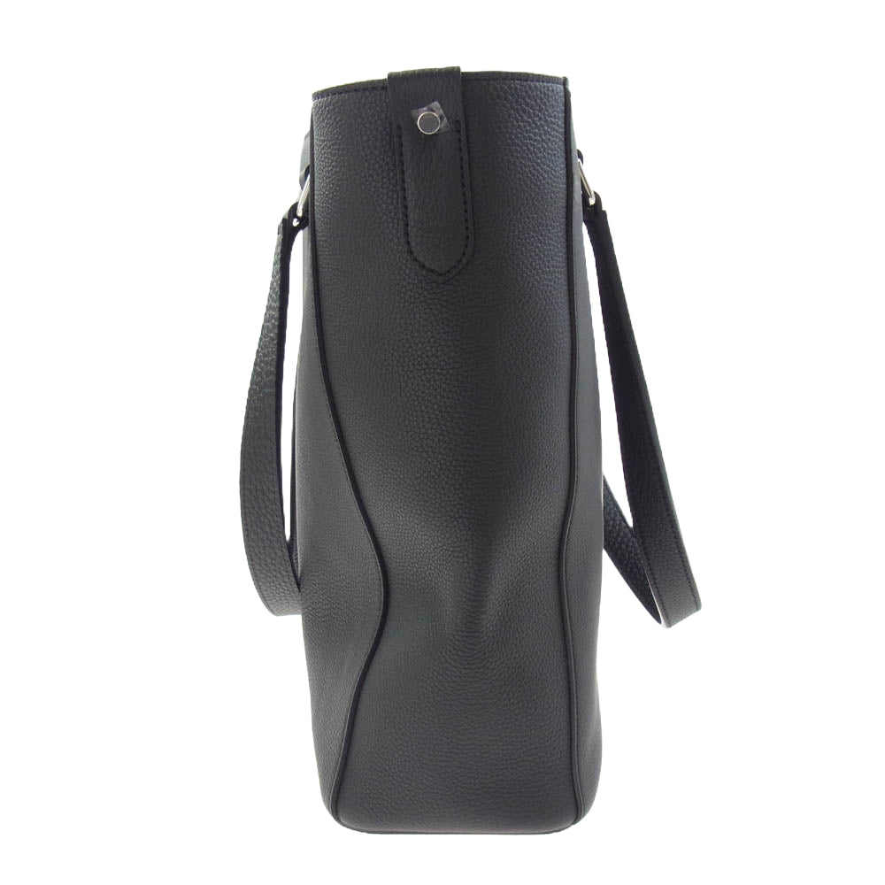 GANZO ガンゾ 58989 FRENCH CALF フレンチカーフ 縦型トートバッグ ブラック系【極上美品】【中古】
