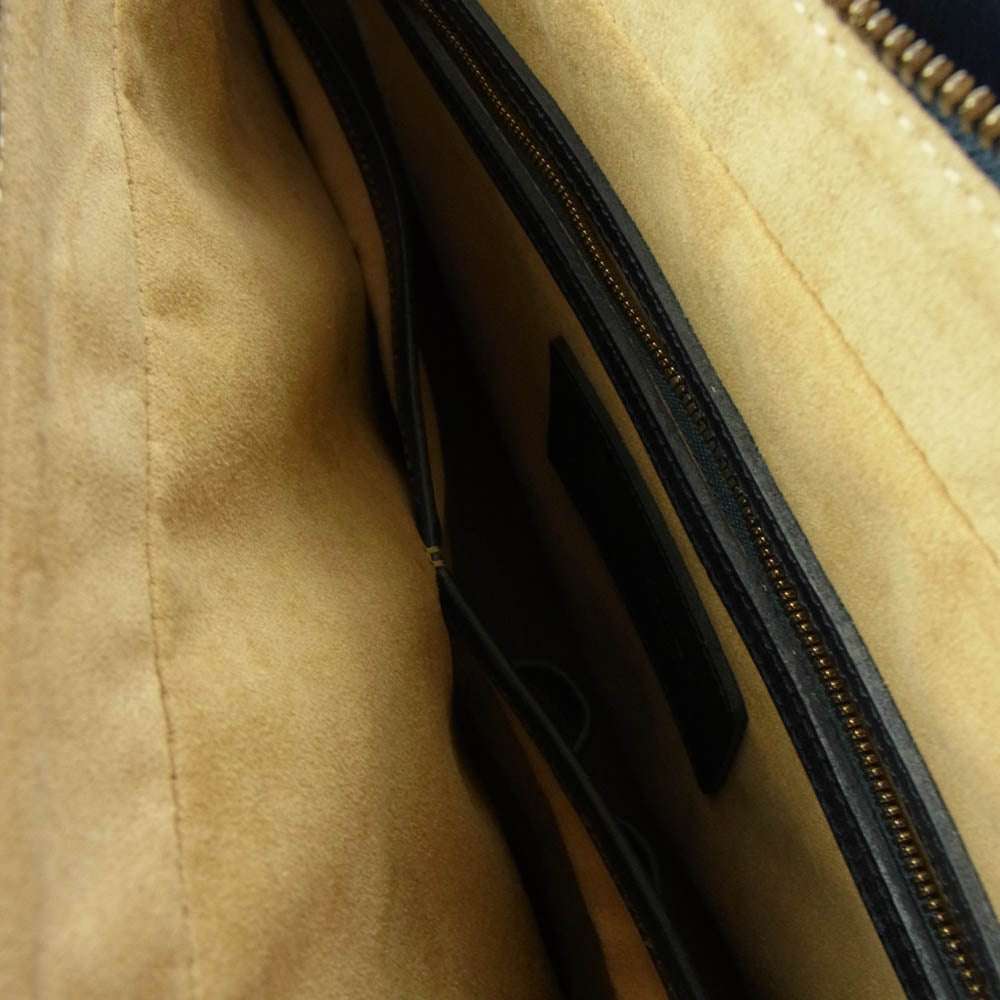 GANZO ガンゾ 58955 BRIDLE ブライドル ブリーフケース ブラック系【極上美品】【中古】