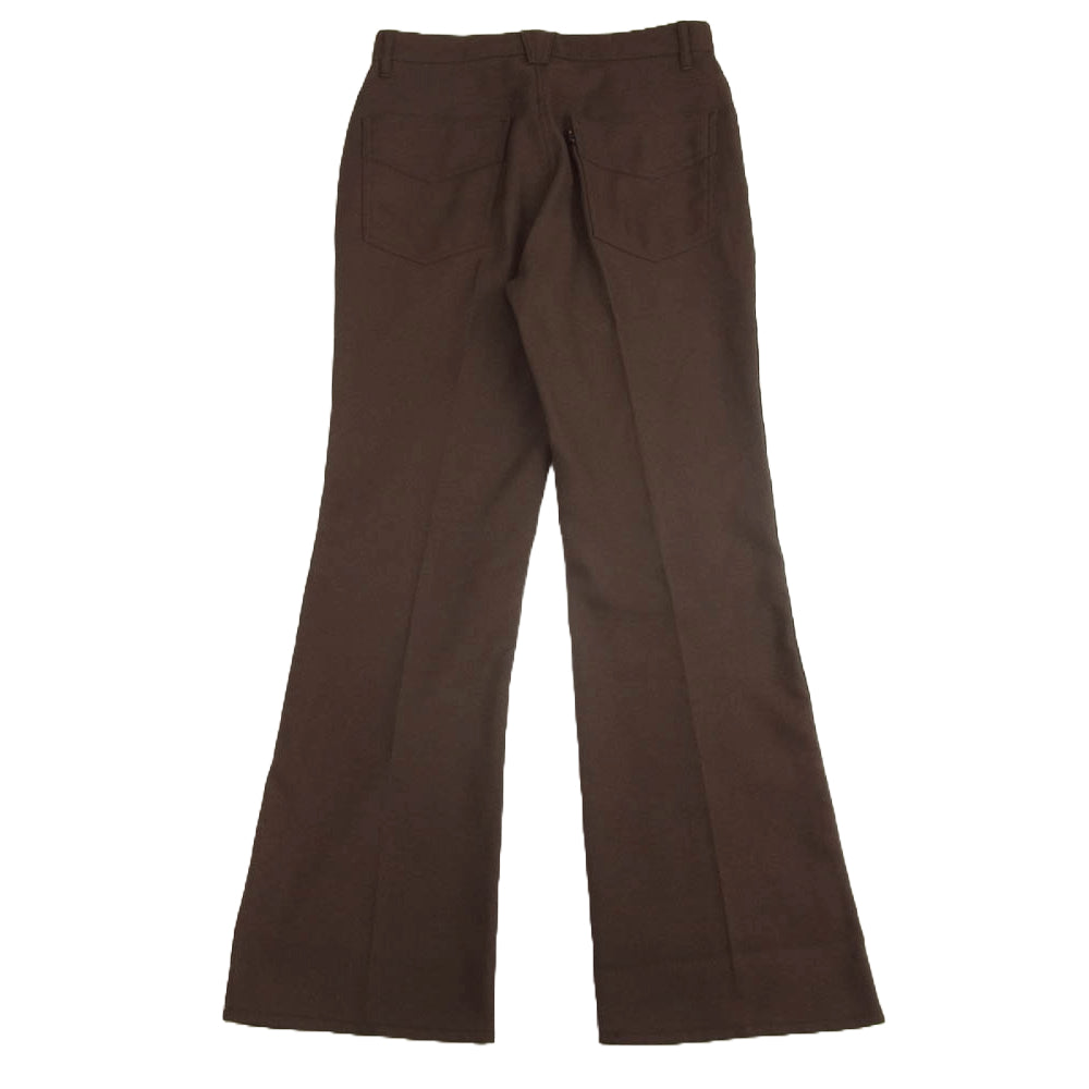 Needles ニードルス NS179 Boot-Cut Jean Poly Twill ブーツカット パンツ パピヨン刺繍 ブラウン系 XS【中古】