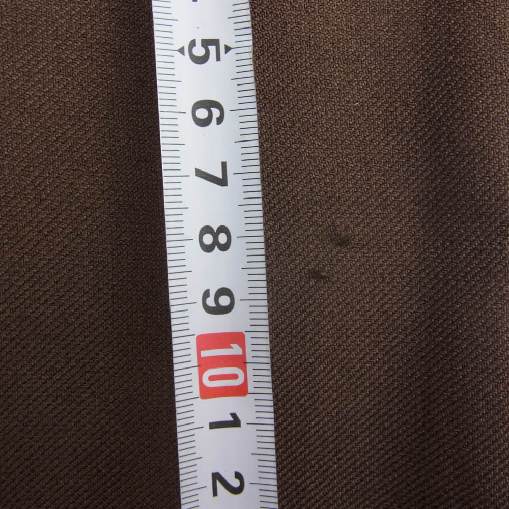 Needles ニードルス NS179 Boot-Cut Jean Poly Twill ブーツカット パンツ パピヨン刺繍 ブラウン系 XS【中古】