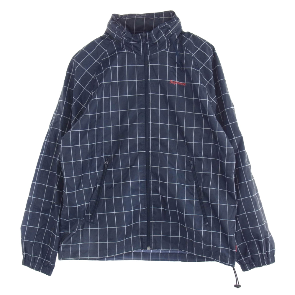 Supreme シュプリーム 15AW Windbreaker warm up jacket ウィンドブレーカーワームアップ ジャケット ネイビー系 L ネイビー系 L【中古】