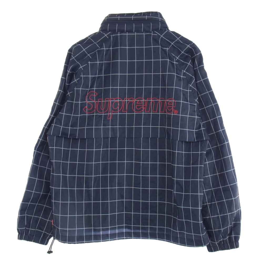 Supreme シュプリーム 15AW Windbreaker warm up jacket ウィンドブレーカーワームアップ ジャケット ネイビー系 L ネイビー系 L【中古】