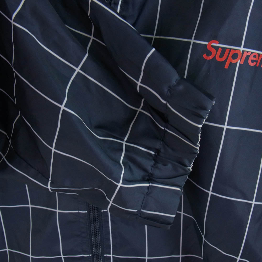 Supreme シュプリーム 15AW Windbreaker warm up jacket ウィンドブレーカーワームアップ ジャケット ネイビー系 L ネイビー系 L【中古】