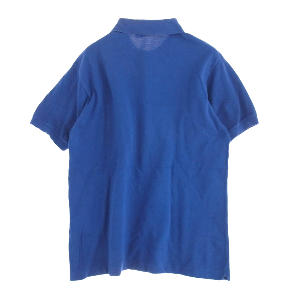 LACOSTE ラコステ フランス製 CHEMISE シュミーズ 半袖 ポロ シャツ ブルー系【中古】