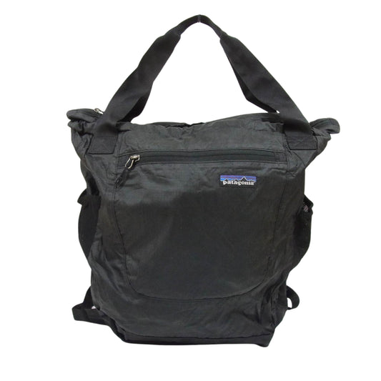 patagonia パタゴニア 11SS 48807 Light Weight Travel Tote Bag ライトウェイト トラベル トート バッグ バックパック リュック ブラック系【中古】