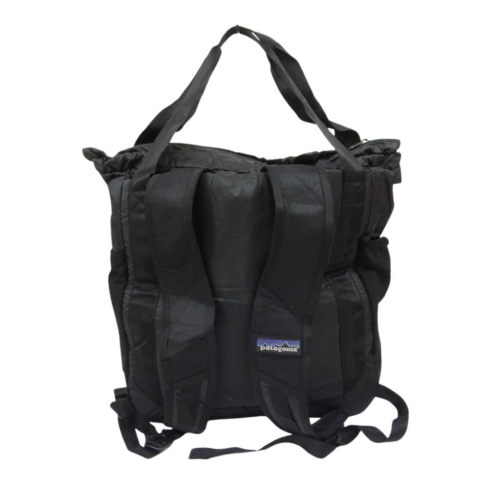 patagonia パタゴニア 11SS 48807 Light Weight Travel Tote Bag ライトウェイト トラベル トート バッグ バックパック リュック ブラック系【中古】