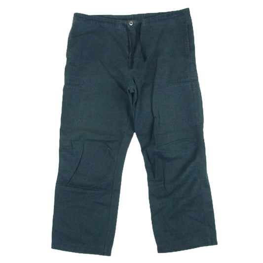 patagonia パタゴニア 56345 ヘンプ ポリエステル カーゴ パンツ 中国製 ネイビー系 XL【中古】