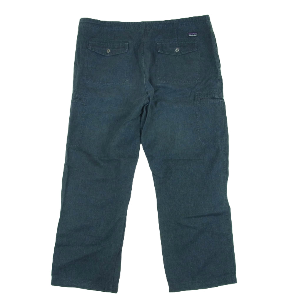 patagonia パタゴニア 56345 ヘンプ ポリエステル カーゴ パンツ 中国製 ネイビー系 XL【中古】