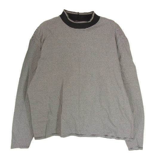 JEAN-PAUL GAULTIER ジャンポールゴルチエ ボトルネック ボーダー ニット カットソー ブラック系 L【中古】