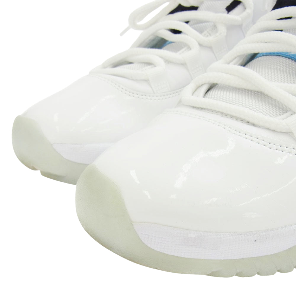 NIKE ナイキ AV2187 117 Air Jordan 11 Low Legend Blue エアジョーダン11 ロー レジェンドブルー ホワイト系 27ｃｍ【中古】