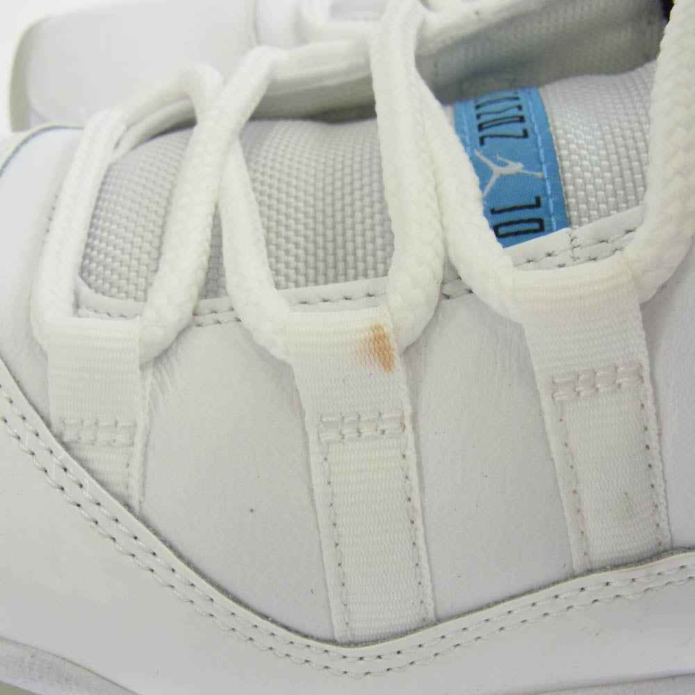 NIKE ナイキ AV2187 117 Air Jordan 11 Low Legend Blue エアジョーダン11 ロー レジェンドブルー ホワイト系 27ｃｍ【中古】
