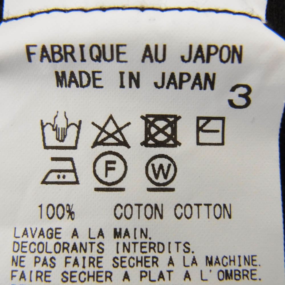 Yohji Yamamoto ヨウジヤマモト S'YTE サイト JELLYFISH GRAPHIC LONG-SLEEVED T-SHIRT ジェリーフィッシュ クラゲ グラフィック ロングスリーブ 長袖 Tシャツ カットソー ブラック系 3【美品】【中古】