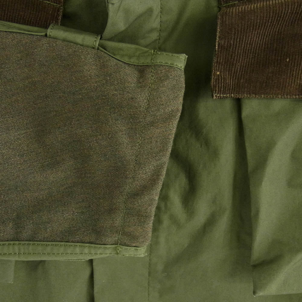 JUNYA WATANABE COMME des GARCONS MAN ジュンヤワタナベコムデギャルソンマン WD-J901 eye アイ × Ark Air アークエアー AD2019 チェック ショルダーパッチ ミリタリージャケット カーキ系 XS【中古】