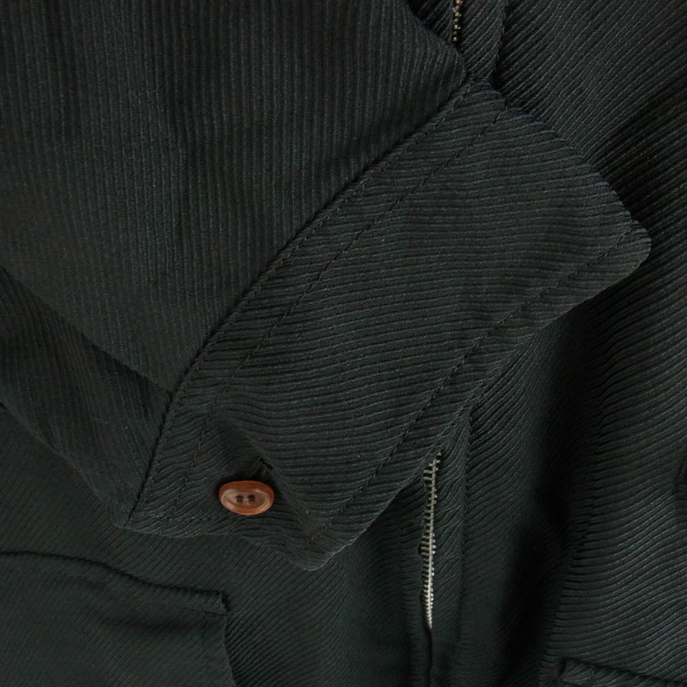 BLACK COMME des GARCONS ブラックコムデギャルソン 23SS 1K-J009 AD2022 エステル ポケットデザイン スイングトップ フルジップジャケット ブラック系 L【中古】